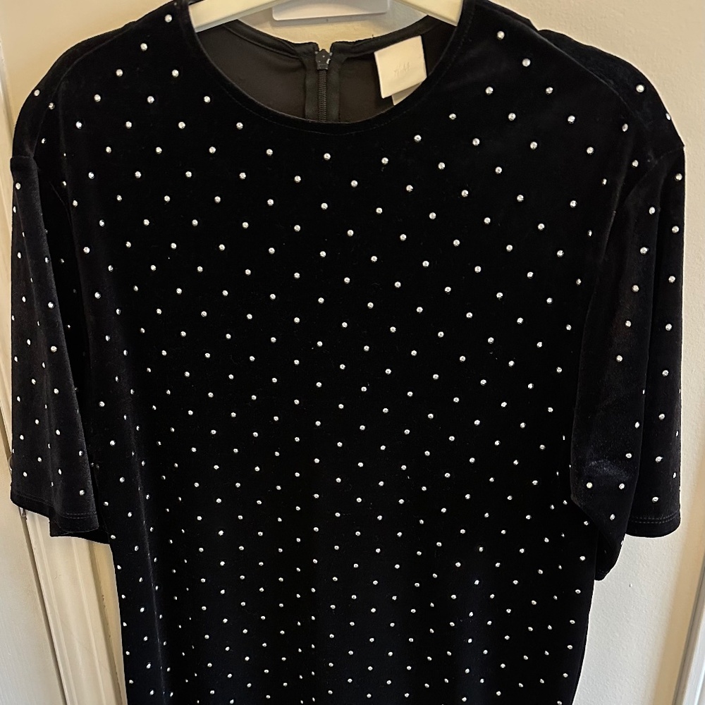 H&M black sparkly dress